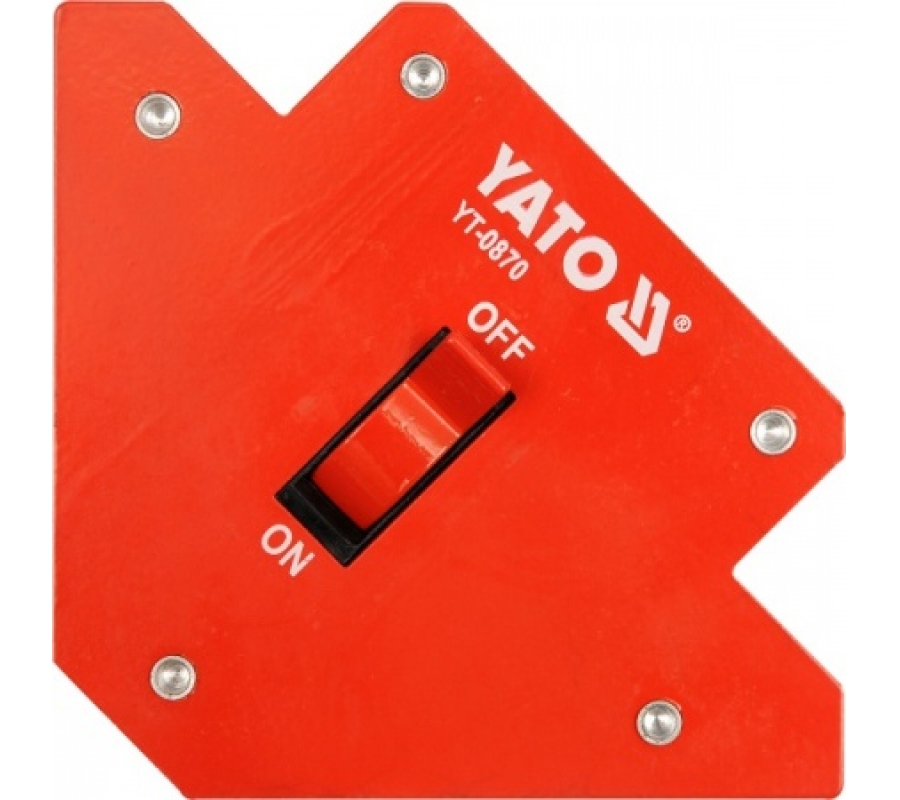 Magnetas suvirinimo kampui magneto atjungimo funkcija 107x160x26 mm (YT-0870)