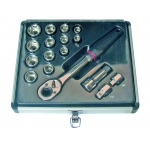 Hollow socket set 16 parts, 1/2 "BGS-Technic" (2180)