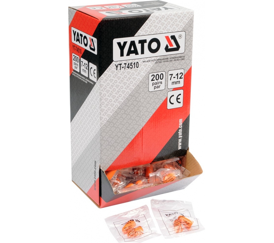 Ear Plugs Foam PU 34dB 200PCS (YT-74510)