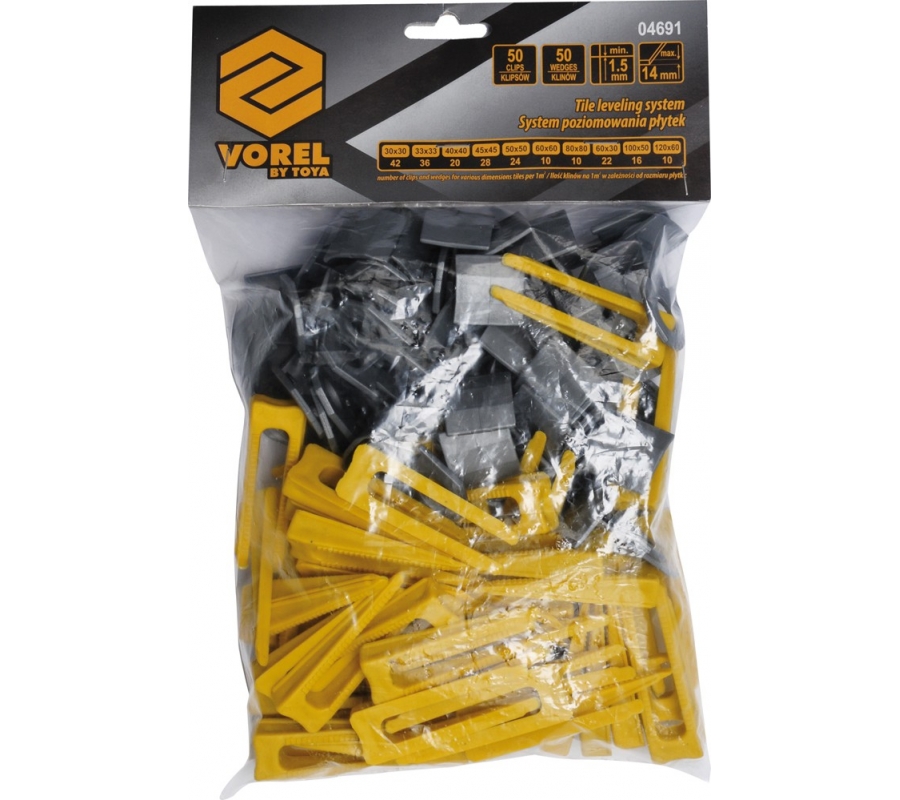 CLIPS FOR QUICK TILE LEVELING SYSTEM (04691)