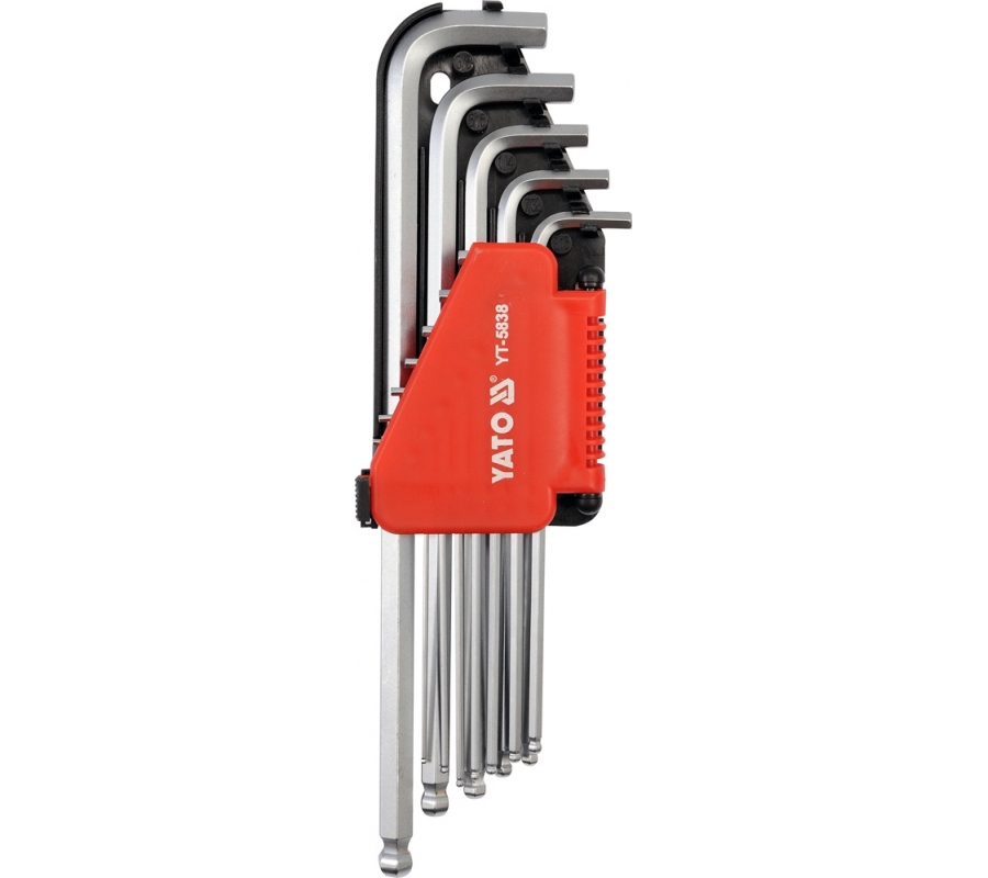 Шестигр. дюймовые с шаром длинные | 12 шт. (YT-5837)