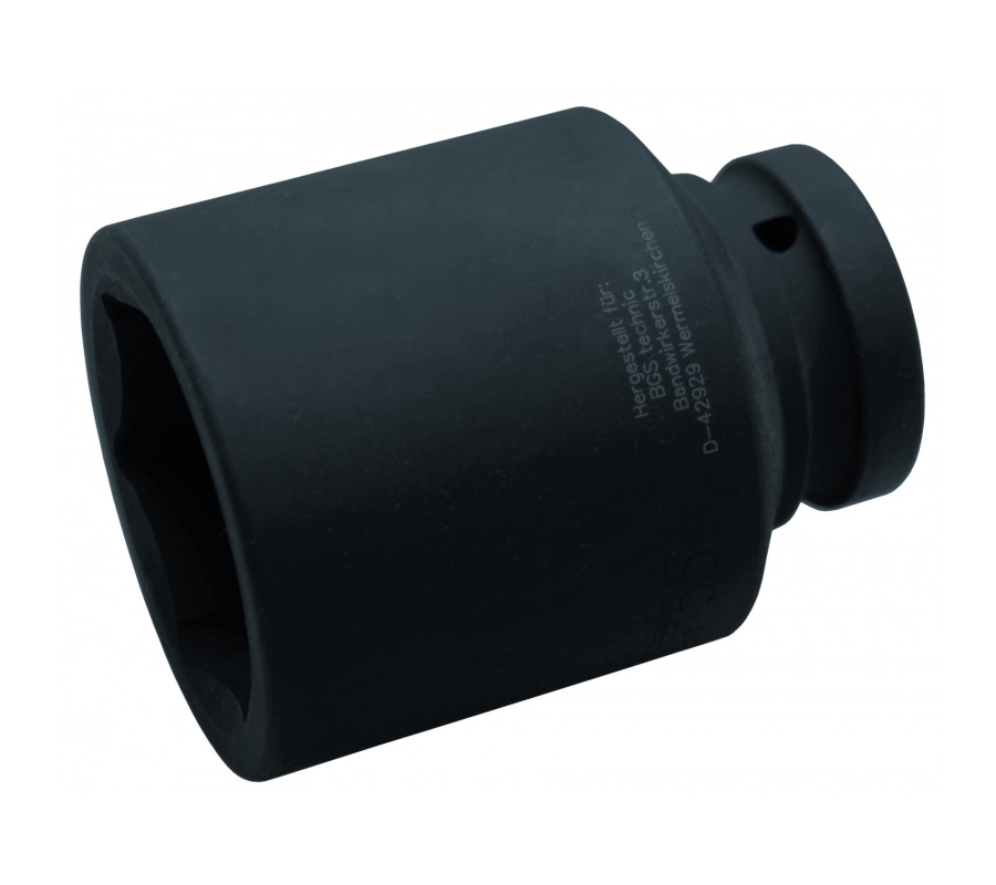 Impact Socket, Hexagon, deep | 25 mm (1") drive | 55 mm (5500-55)