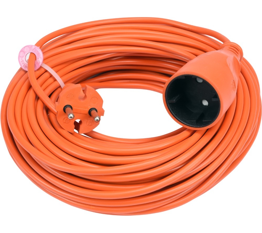 Prailginimo kabelis su lizdu 2x1 mm² 30m (82675)