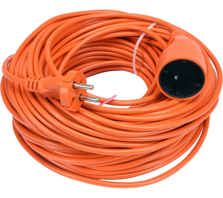 Prailginimo kabelis su lizdu 2x1 mm² 40m (82677)