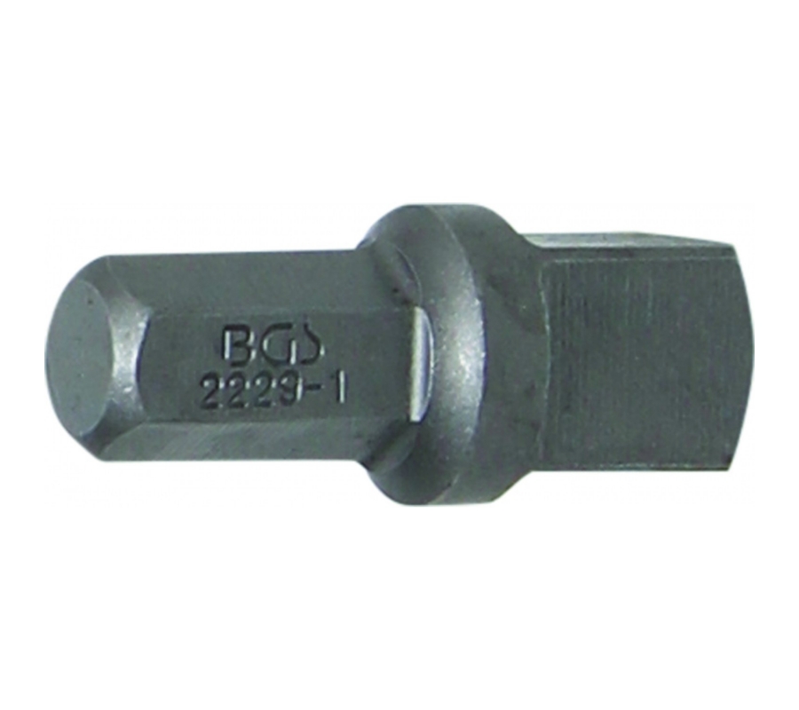 Adapteris  8 mm šešiakampis (5/16") - išorinis kvadratas 10 mm (3/8") | 30 mm (2229-1)