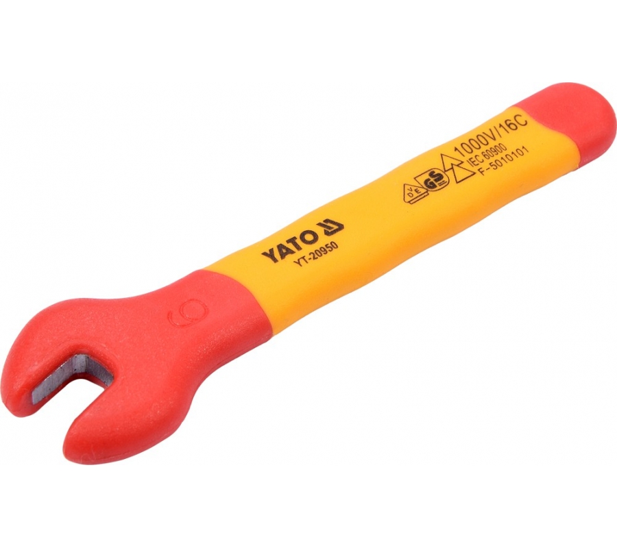 INSULATED OPEN END WRENCH 6MM VDE (YT-20950)