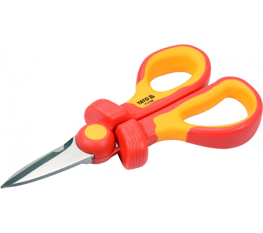 INSULAT. ELECTRICIANS SCISSORS 160MM VDE (YT-21200)