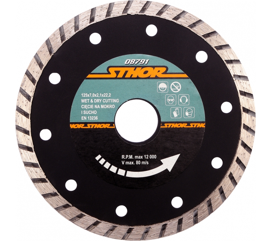 DIAMOND BLADE, TURBO 125MM (08791)