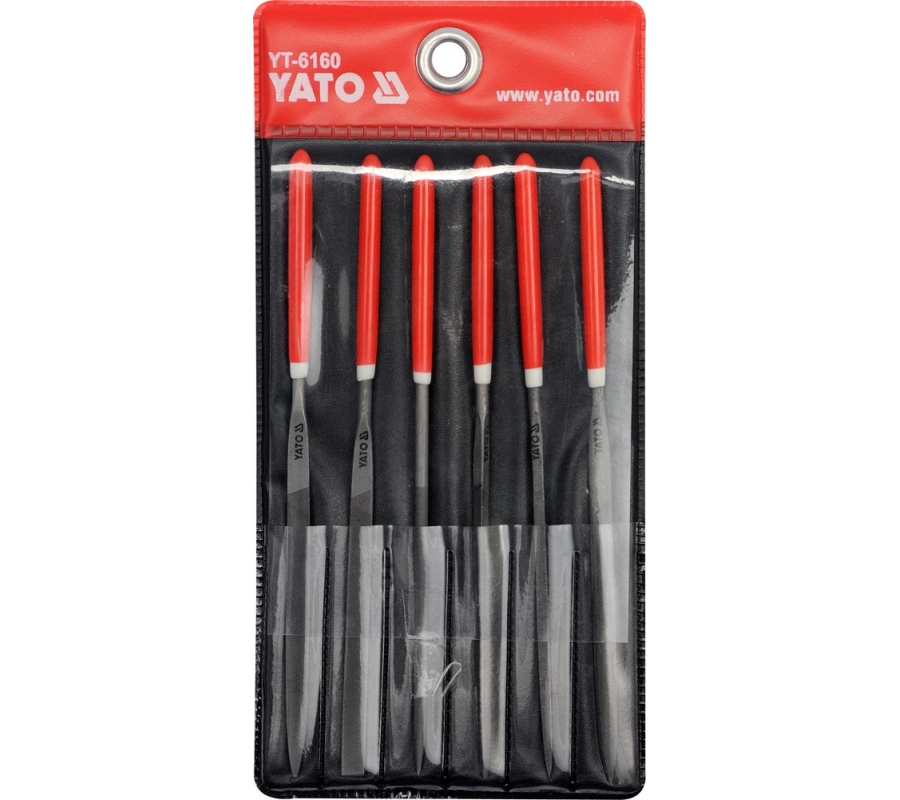 Needle File Set 6PCS 3x140x65mm (YT-6160)