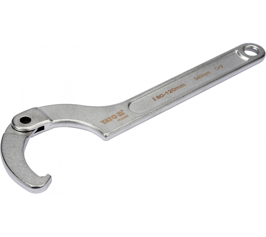 FLEXIBLE HOOK CLAW WRENCH 80-120 MM (YT-01673)