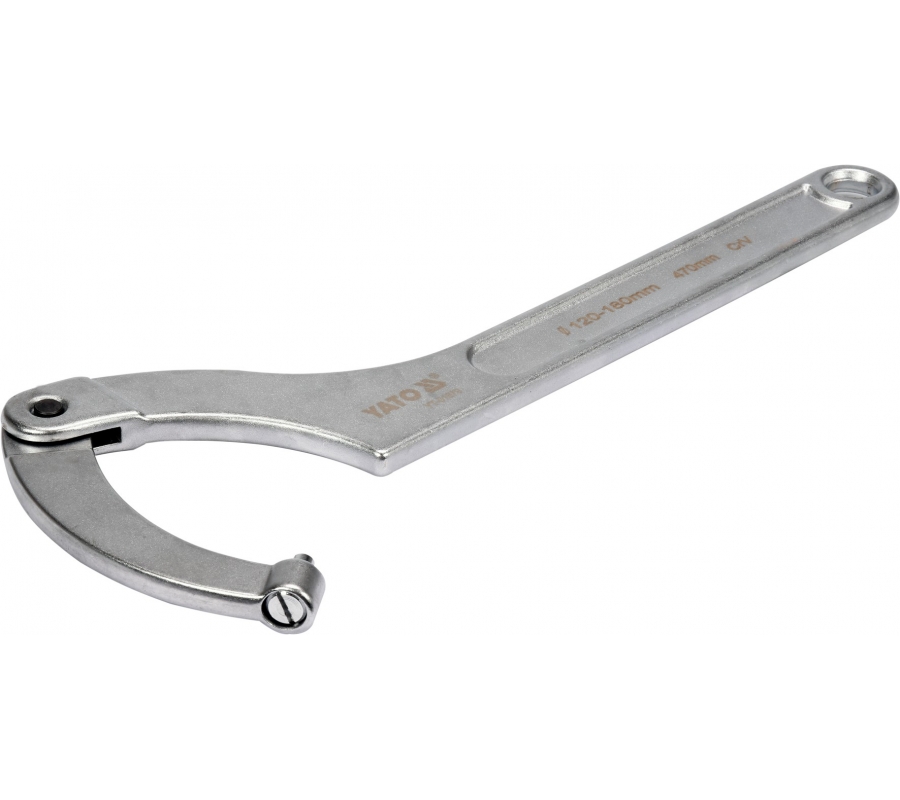 FLEXIBLE HOOK PIN WRENCHES 120-180 MM (YT-01679)