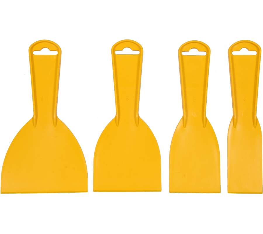 Plastic putty knife set | 4 pcs. (05980)