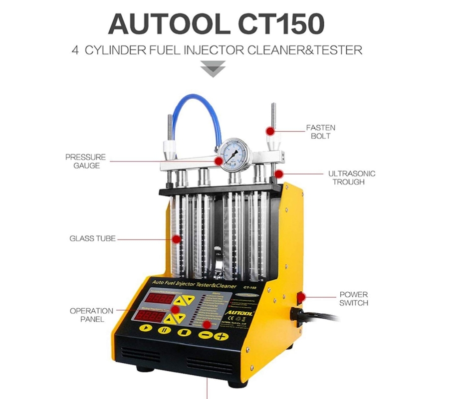 Auto fuel injector tester and cleaner | CE approval (FTC105)