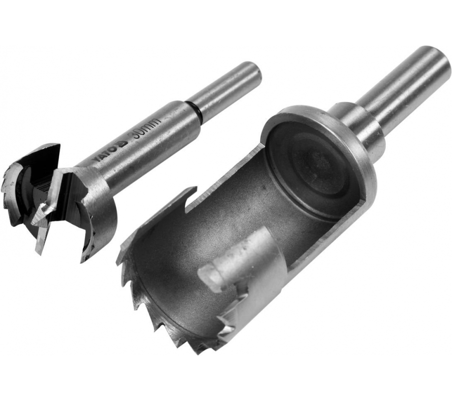 Forstner drill bit and drill bit for knots | 30 mm | 2 pcs. (YT-33833)