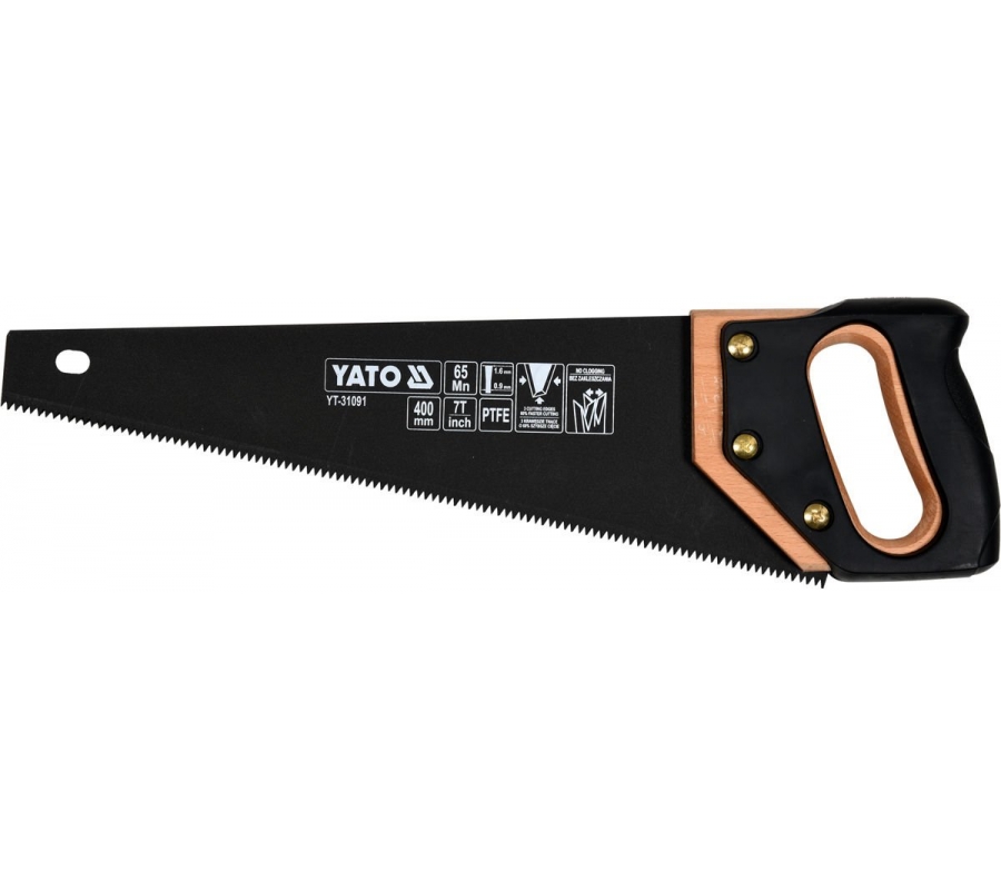 Hand saw PTFE / 7 TPI | 400 mm (YT-31091)