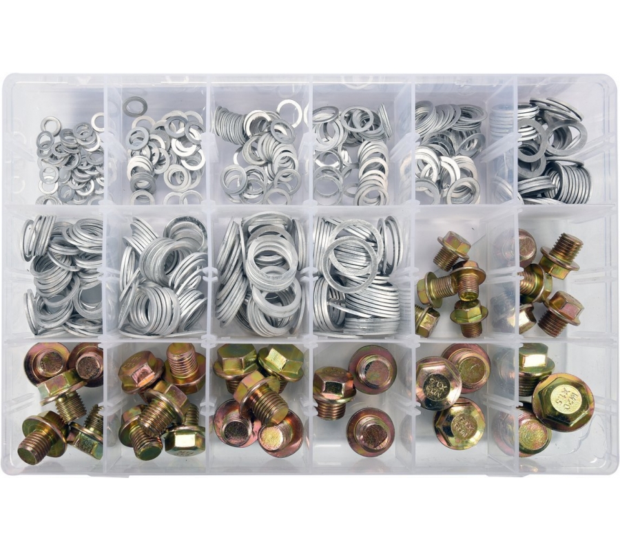 ALU GASKET AND OIL DRAIN PLUG ASSORTMENT (YT-06862)