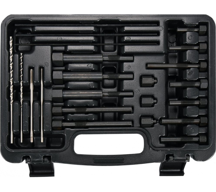 GLOW PLUG HEATER ELEMENT REMOVAL SET | M8 / M10 | 22 pcs (YT-05345)