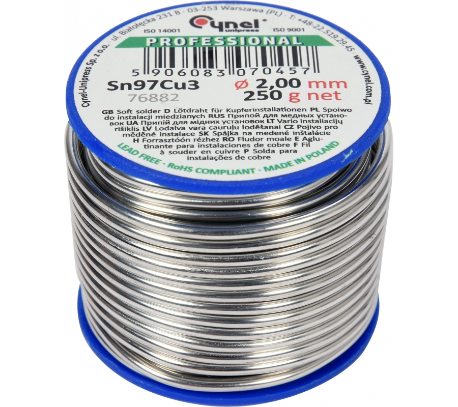 Soft solder | Ø 2.0 mm | 250g (76882)