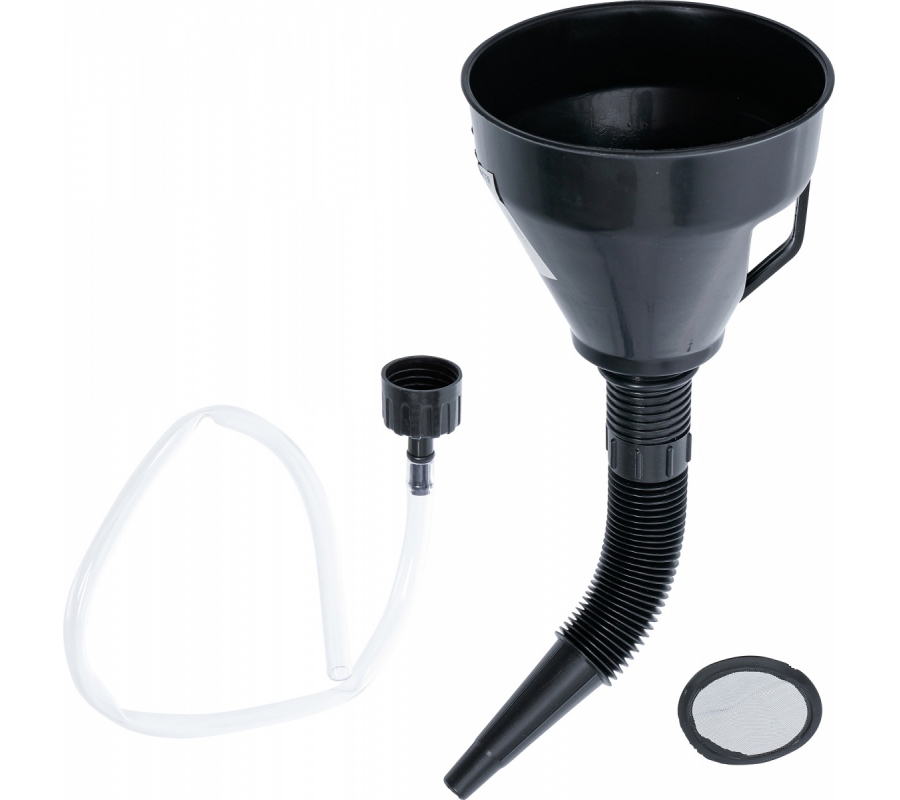 Oil Filling Funnel Set | with flexible pipe and hose | Ø 135 mm | 3 pcs. (6866)