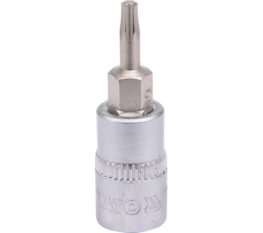 Bit Socket | 6.3 mm (1/4") Drive | T-Star (for Torx) T10 (YT-04302)