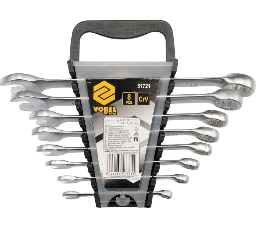Combination Spanner Set | 6 - 19 mm | 8 pcs. (51721)
