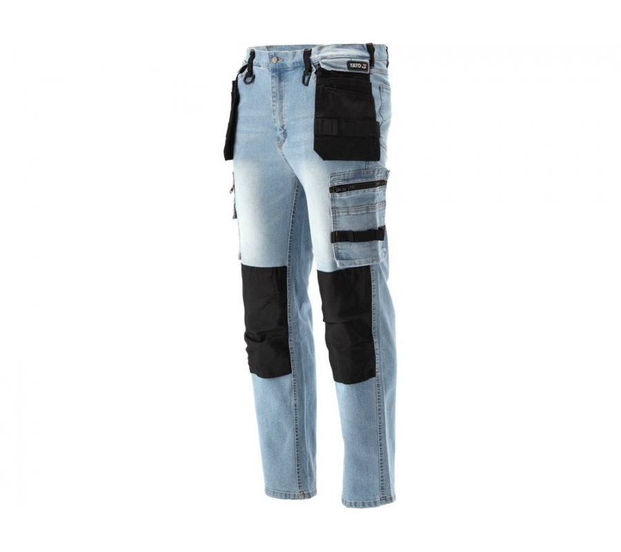 Брюки рабочие джинсовые раз. 2XL (YT-79075)