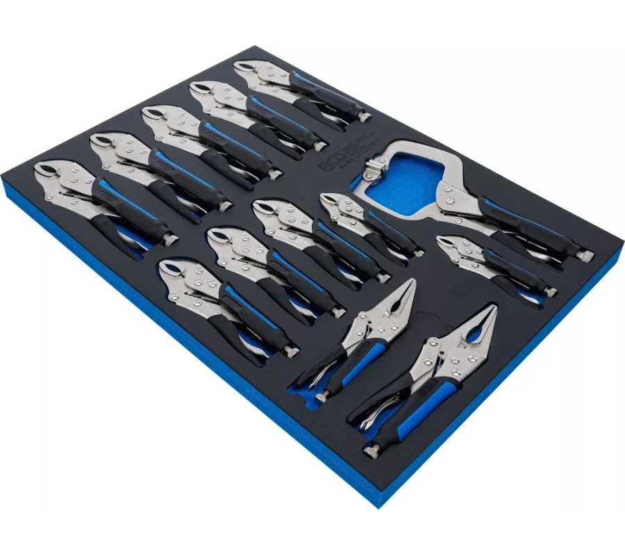 Tool Tray 3/3: Locking Grip Pliers Set | 13 pcs. (4690)