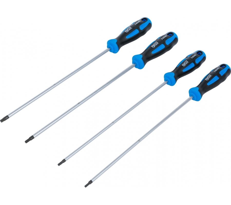 Atsuktuvų rinkinys | ypač ilgi | T-Star (Torx) | T15 - T30 | 4 vnt. (74541B)