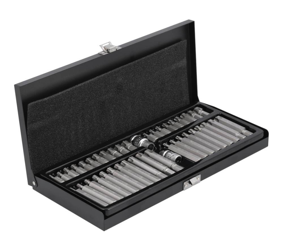 Antgalių rinkinys | Ribe / T-Star (Torx) su skyle | 42 vnt (YT-0420)