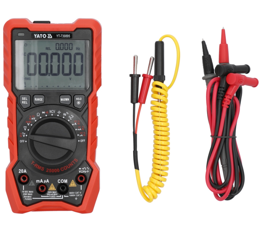 DIGITAL MULTIMETER TRUE RMS LCD 25000 (YT-730895)