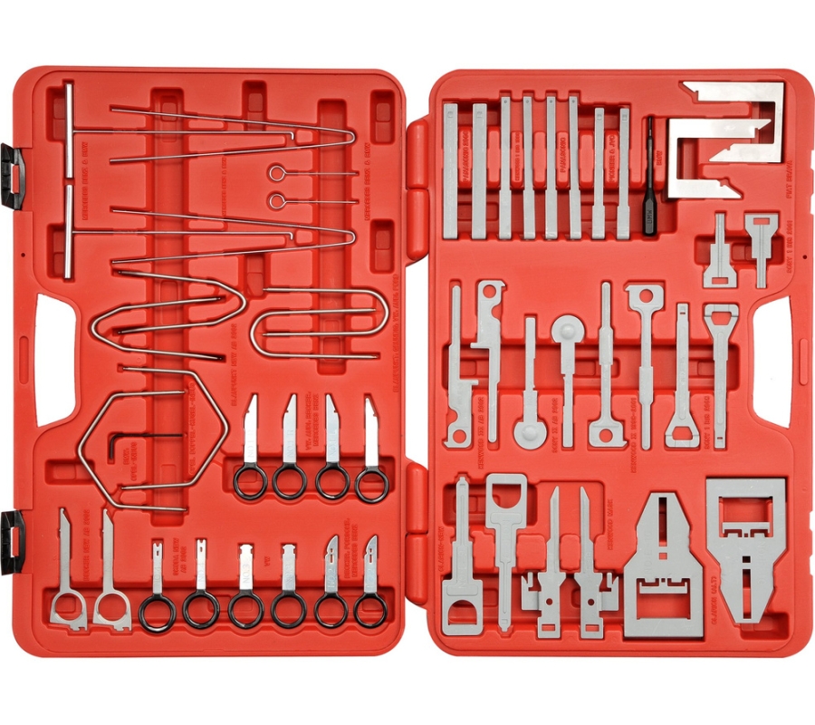 RADIO REMOVAL TOOL SET | 52 vnt. (YT-0838)