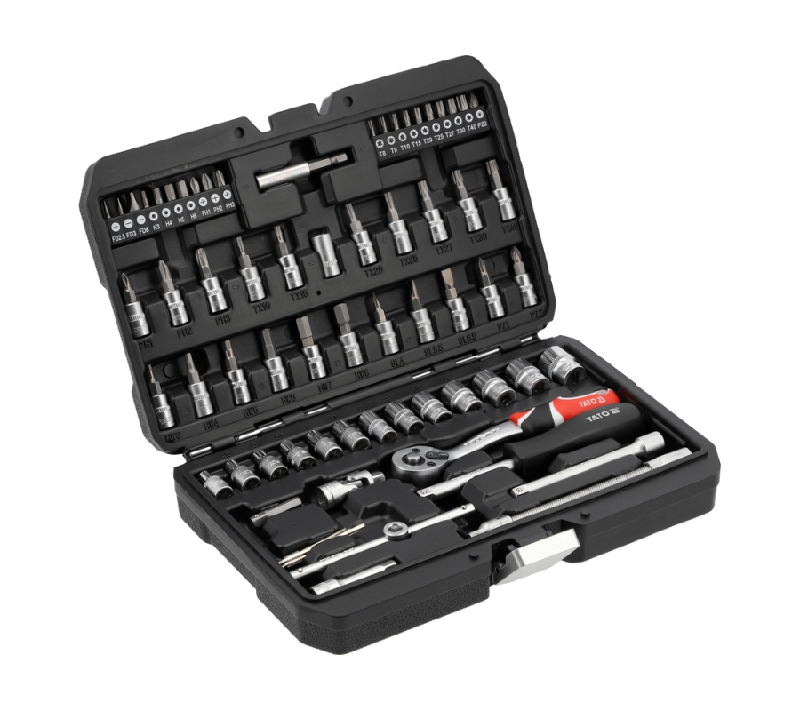 TOOL SET 6.3 mm (1/4") | 68 pcs (YT-14502)