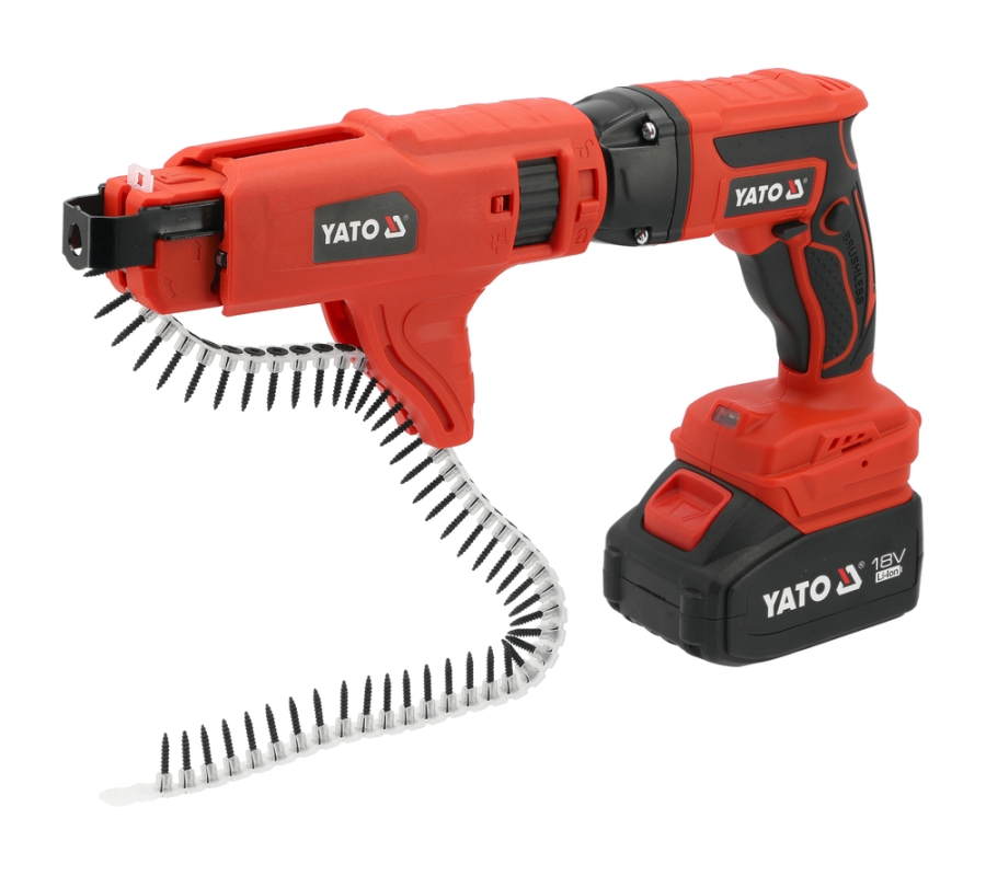 DRYWALL SCREWDRIVER 18V (4AH; 0-4000MIN-1) (YT-82075)