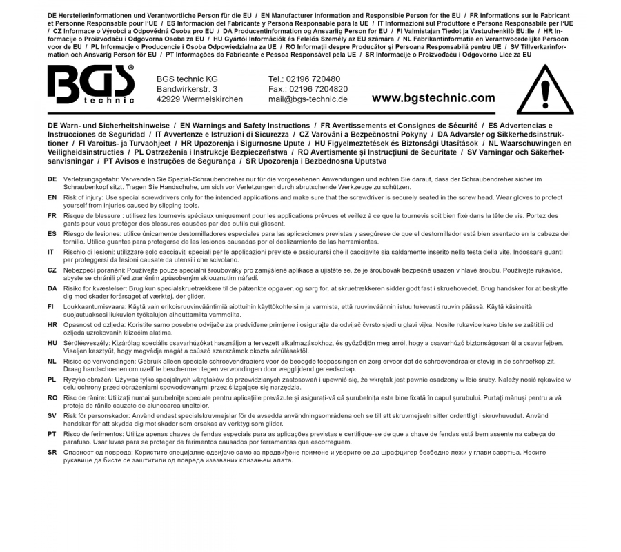 Tiksliųjų atsuktuvų rinkinys | PH00 - PH0 / slot SL 2.5 - 3.0 mm / T8 - T9 - T10 | 7 vnt  (4881)