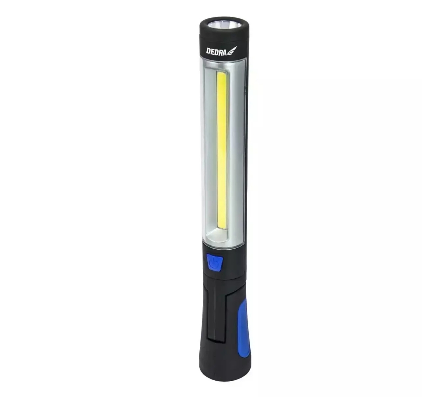 Akumuliatorinis prožektorius 3W COB LED + 3W LED, ikroviklis USB 230V ir 12V (L1023)