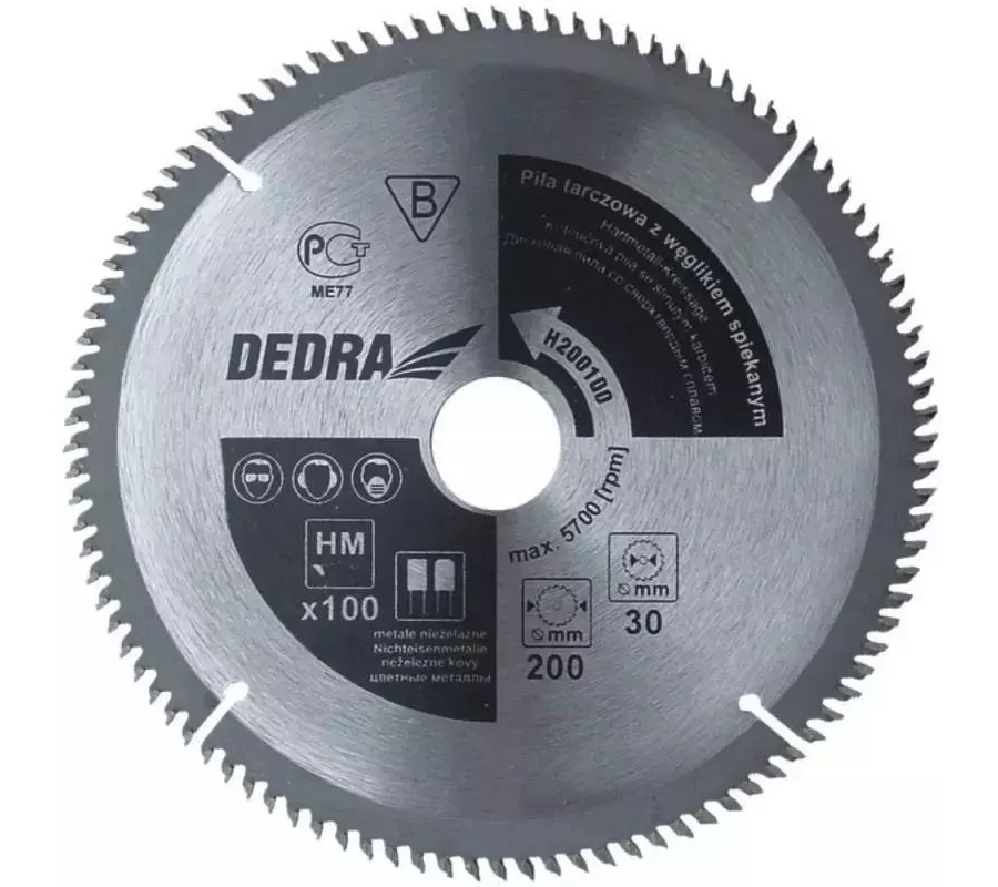 Diskinis pjuklas medžiui su kietm. 100d. 450x30mm (H450100)