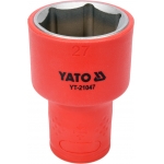 INSULATED HEXAGONAL SOCKET 27MM 1/2" VDE (YT-21047)