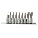 Bit Socket Set | 6.3 mm (1/4") drive | T-Star (for Torx) T10 - T50 | 9 pcs. (KR144010)