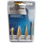 4шт HSS-G Multi Drill Bit Set, покрытый титаном (SK1617)