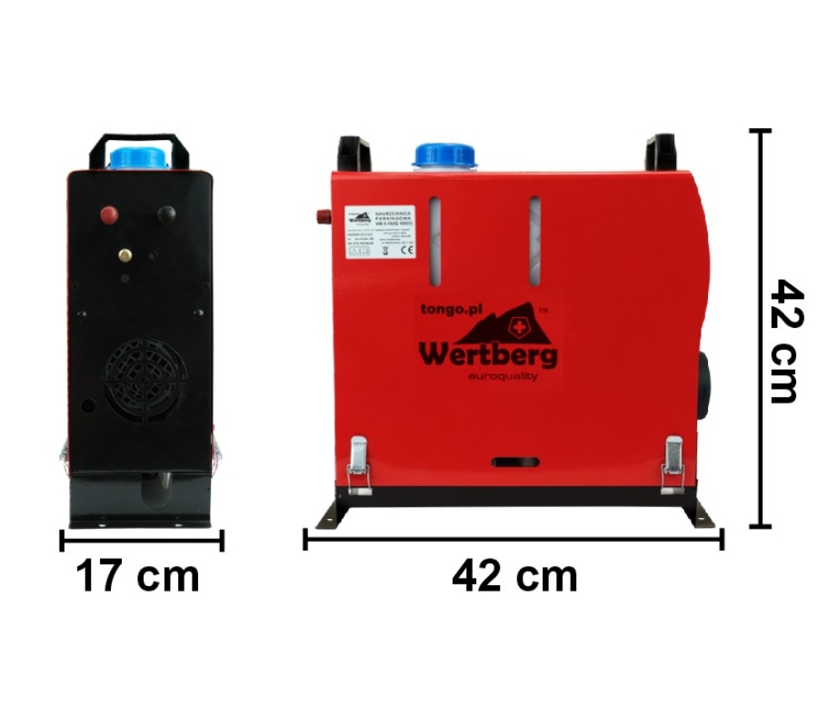Diesel autonomous heater 8kW, 12V WERTBERG (WB8.18)