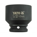 HEXAGONAL IMPACT SOCKET 3/4" X 43 MM (YT-1093)