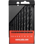 TWIST DRILL BIT SET 10PCS (YT-4461)