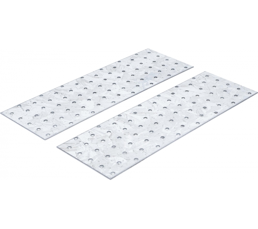 Flat Steel Connector Set | 300 x 100 x 2 mm | 2 pcs. (80788)