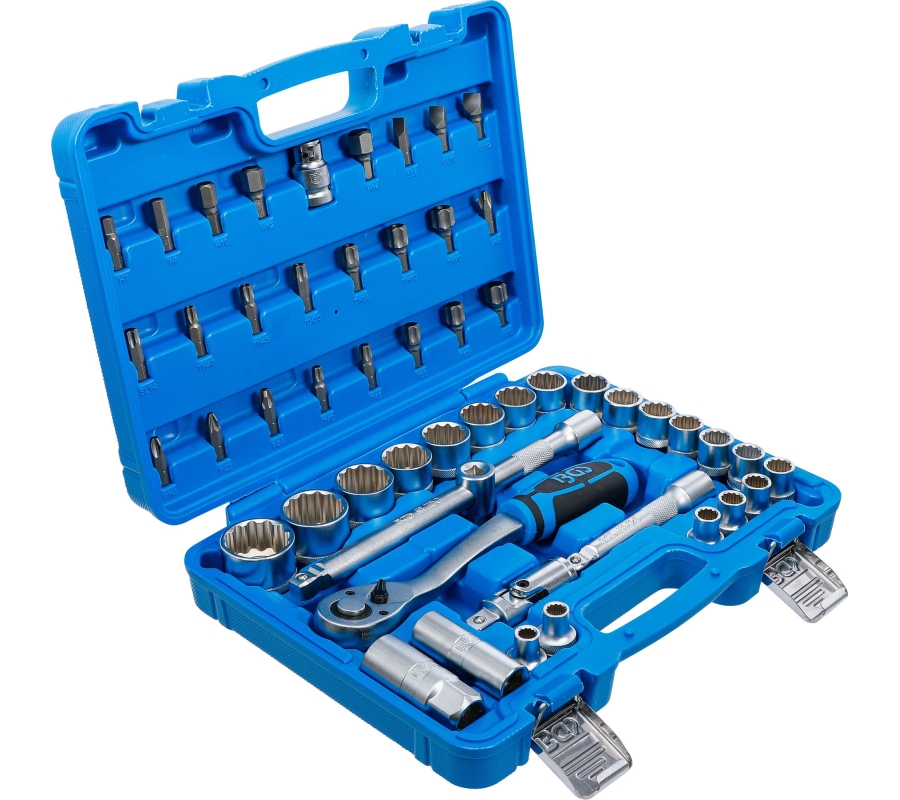 Socket Set 12-point | 12.5 mm (1/2") Drive | 8 - 32 mm | 51 pcs. (74509)