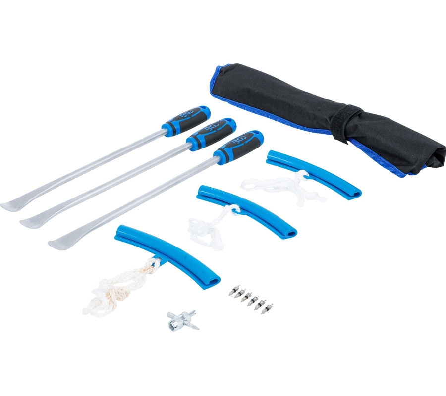 Tyre Lever and Edge Protection Set | for Motorcycles | 13 pcs. (74447B)