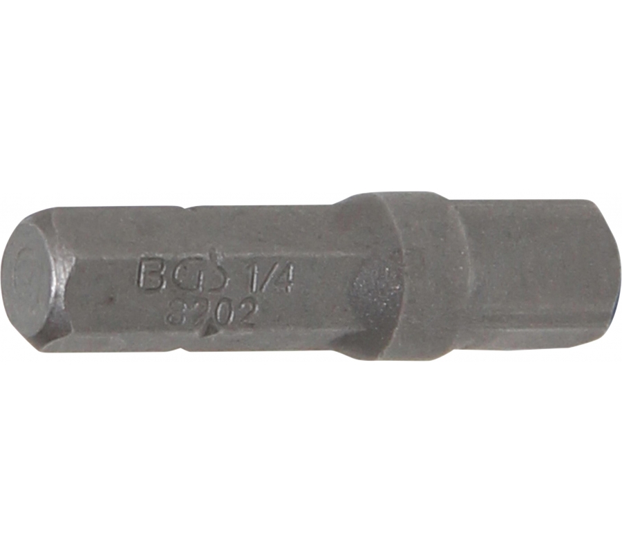 Adapteris | 6.3 mm šešiakampis (1/4") - išorinis kvadratas 6.3 mm (1/4") | 30 mm (8202)