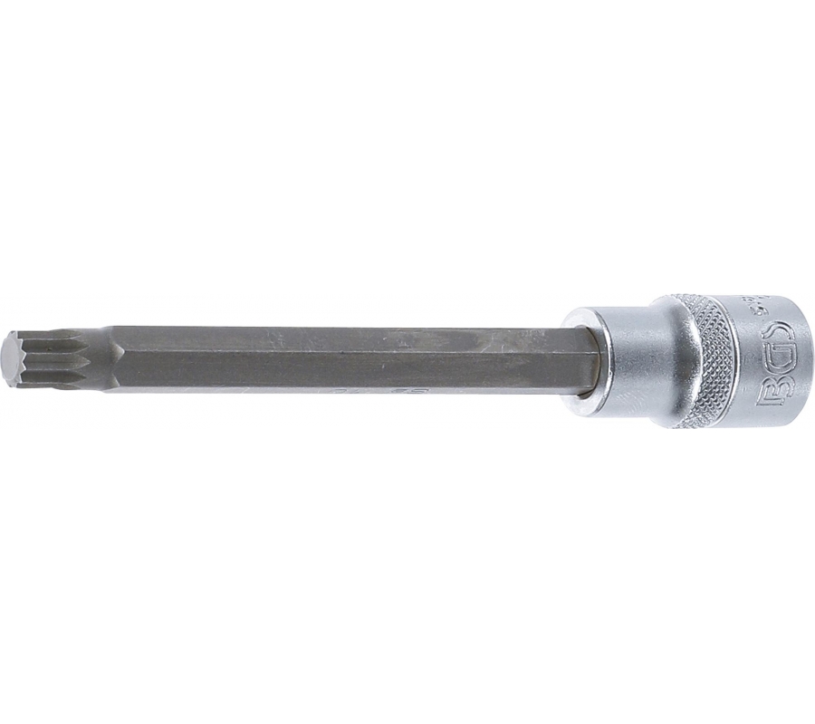 Bit Socket | length 140 mm | 12.5 mm (1/2") Drive | Spline (for XZN) | M10 (5184-M10)