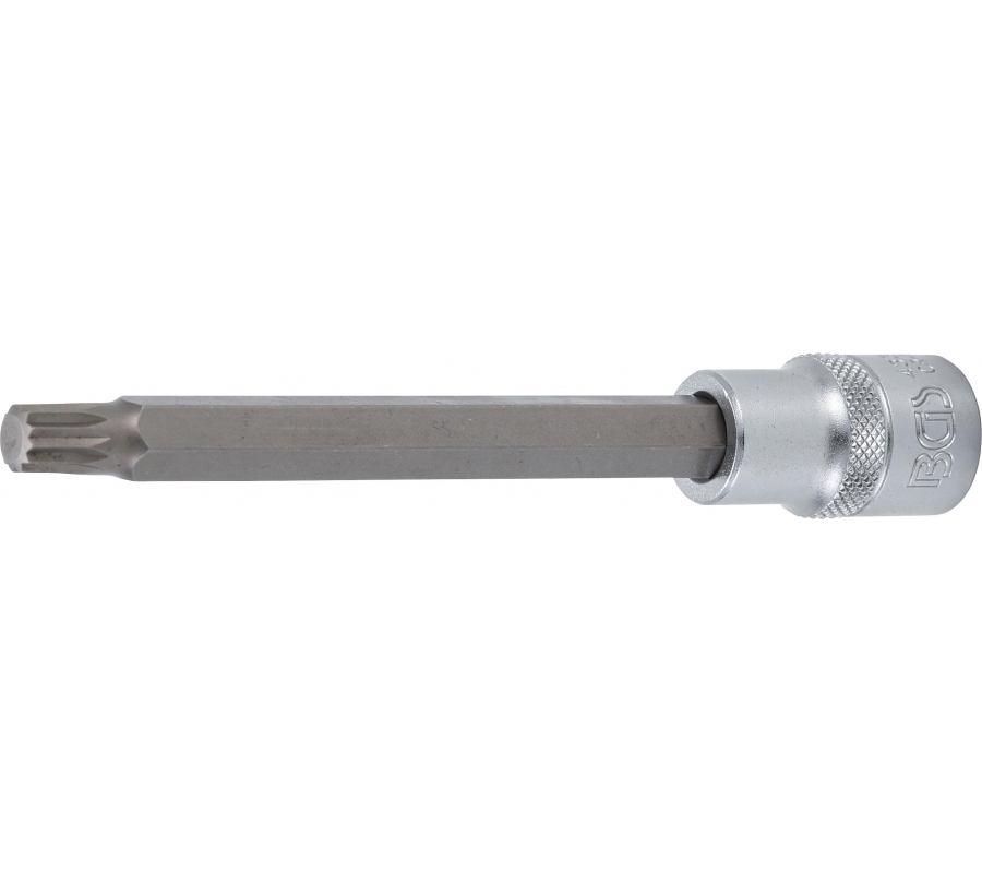 Bit Socket | length 140 mm | 12.5 mm (1/2") Drive | Spline (for XZN) | M9 (4333)