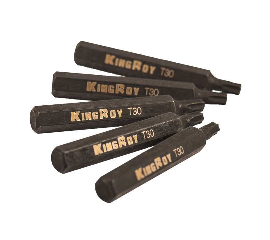 TORX bit set, (10mm) 5pcs - T25 x 75mm(KR30828SPT255)