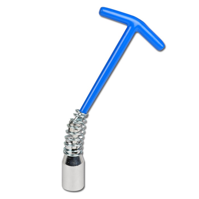 Spark Plug Wrench with T-Handle, Joint Spring | hexagon 16 mm / 20.8 mm (142)